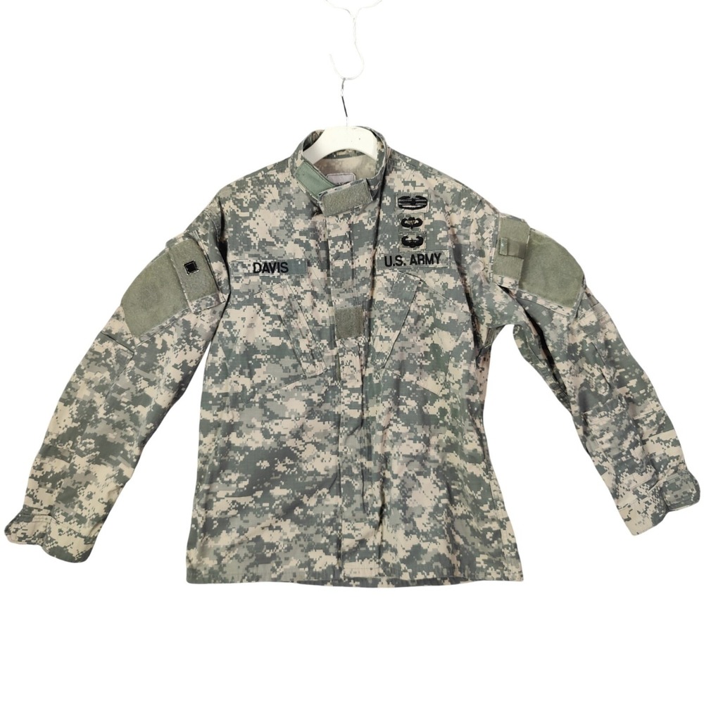 Golden Mfg Men Military Gorpcore US Army ACU Field Jacket M Reg Digital Camo UCP